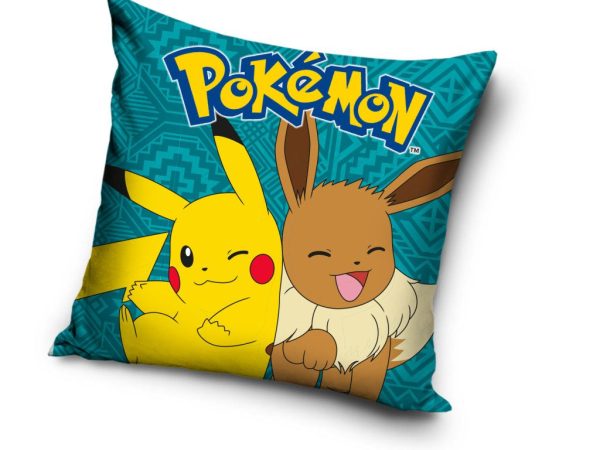 Διακοσμητικό κάλυμμα μαξιλαριού Pokémon Eevee βελούδινο 40x40 cm