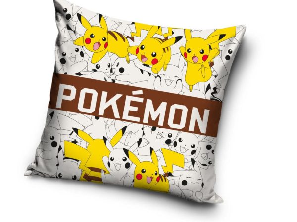 Βελούδινο κάλυμμα μαξιλαριού Pokémon PikaPal 40x40 cm