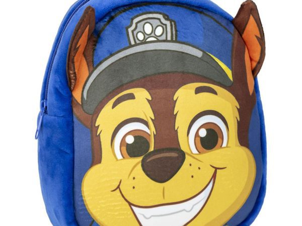 Λούτρινο σακίδιο πλάτης Paw Patrol Chase, τσάντα 22 cm