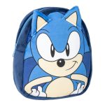Λούτρινο σακίδιο πλάτης Sonic the Hedgehog, τσάντα 22 cm