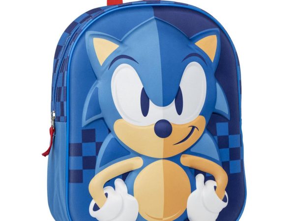 Σακίδιο πλάτης Sonic the Hedgehog 3D, τσάντα 31 cm