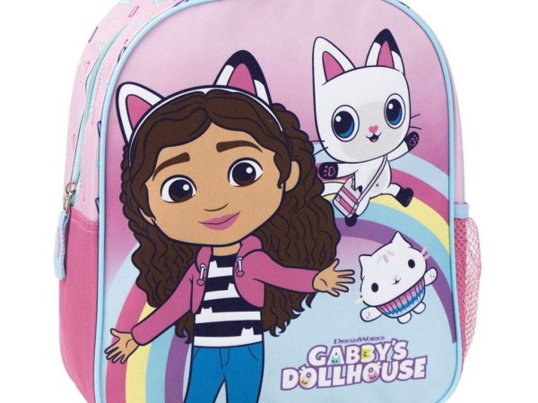Σακίδιο πλάτης Gabby's Dollhouse Rainbow, τσάντα 29 εκ.