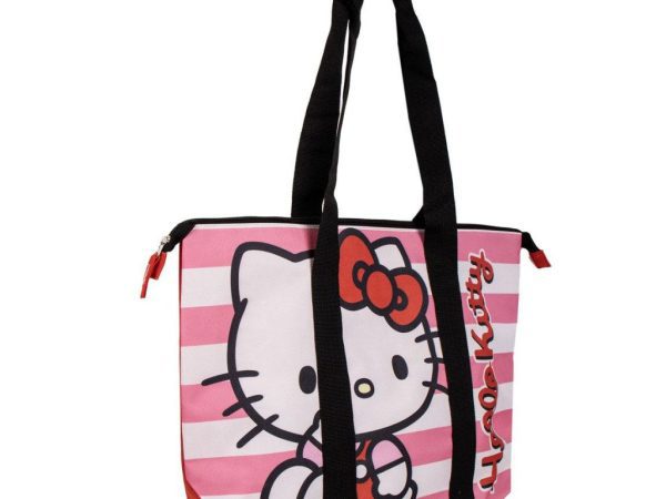 Τσάντα θαλάσσης Hello Kitty Stripes 47 εκ.
