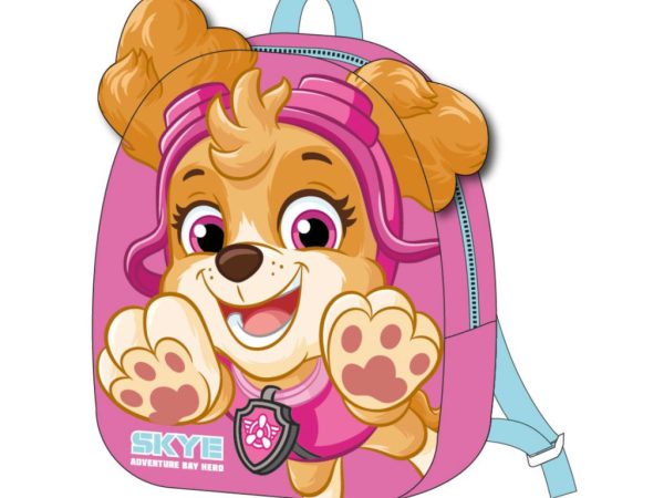 Paw Patrol Skye βελούδινο σακίδιο πλάτης, τσάντα 22 cm