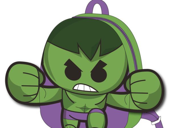 Λούτρινο σακίδιο πλάτης Avengers Hulk, τσάντα 22 cm