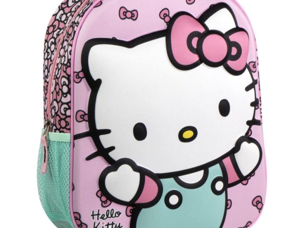Hello Kitty Mini Bow 3D σακίδιο πλάτης, τσάντα 31 cm