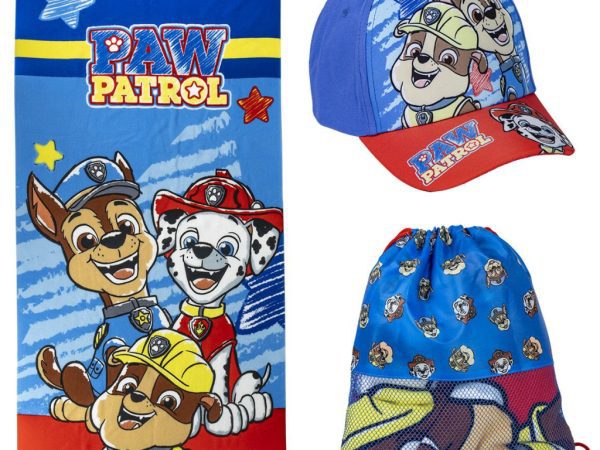 Πετσέτα Paw Patrol Buddies, τσάντα γυμναστικής, σετ καπέλων μπέιζμπολ