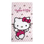 Πετσέτα μπάνιου Hello Kitty Cherry, πετσέτα θαλάσσης 70x140cm (Fast Dry)
