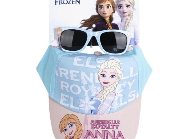 Σετ γυαλιών ηλίου και καπέλο μπέιζμπολ Disney Frozen Royalty