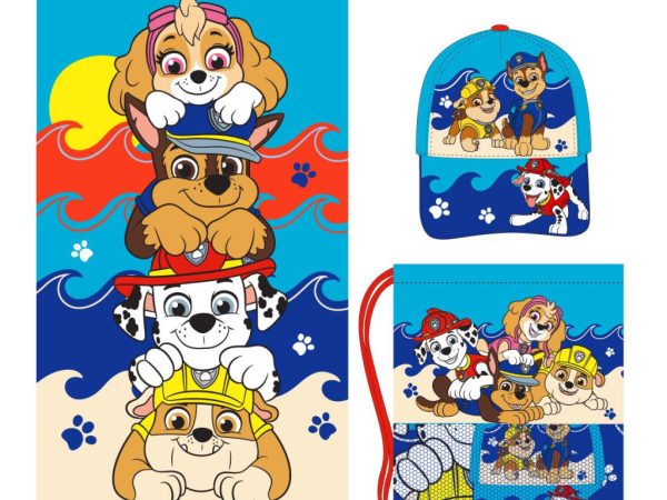 Πετσέτα Paw Patrol, σάκος γυμναστικής, σετ καπέλων μπέιζμπολ