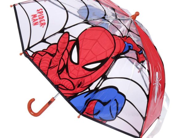 Παιδική διαφανής ομπρέλα Spiderman Web-Slinger Ø71 cm