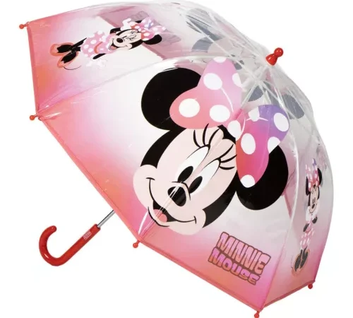 Minnie Παιδική Διαφανής Ομπρέλα