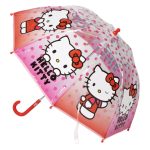 Παιδική διαφανής ομπρέλα Hello Kitty Dots 71 εκ.
