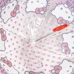 Παιδική διαφανής ομπρέλα Hello Kitty Dots 71 εκ. - Image 3