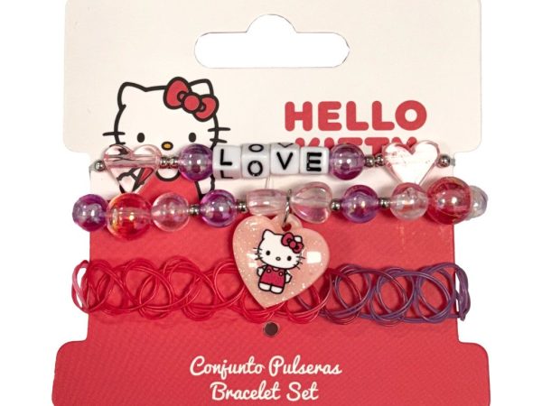 Σετ βραχιόλι Hello Kitty Sweet 3 τεμ
