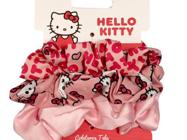 Hello Kitty Scrunchie Hair Tie Σετ 3 τεμ