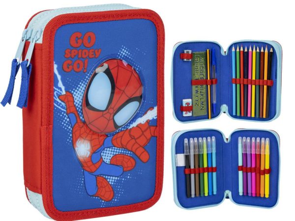 Μολυβοθήκη Spiderman Spidey γεμάτη δύο επιπέδων