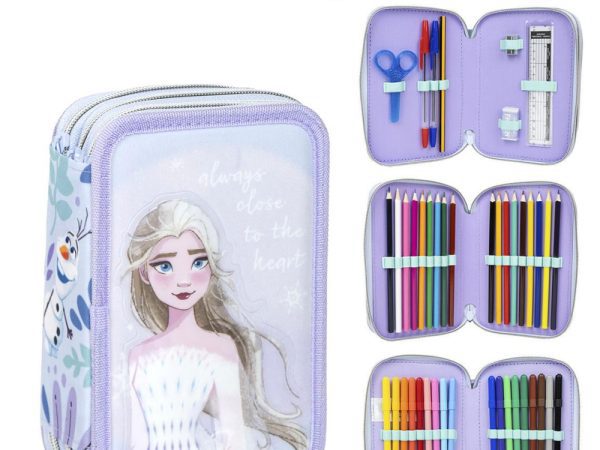Γεμιστή μολυβοθήκη Disney Frozen Elsa 3 στρώσεων