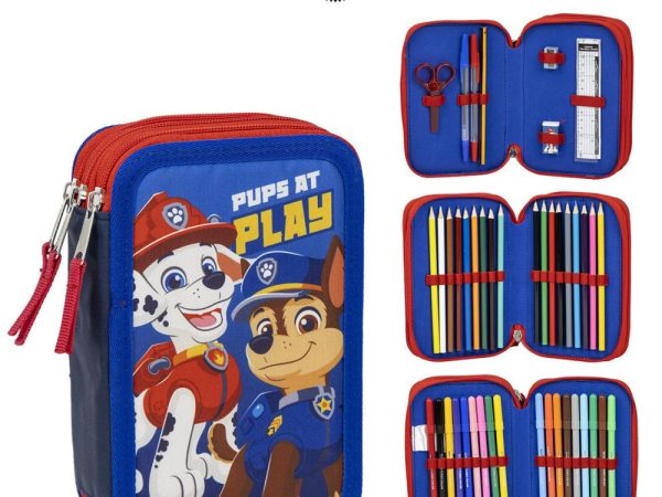 Paw Patrol Pups at Play γεμάτη μολυβοθήκη 3 επιπέδων