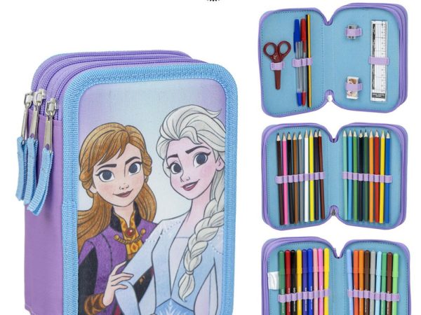 Γεμιστή μολυβοθήκη Disney Frozen Sisters 3 επιπέδων