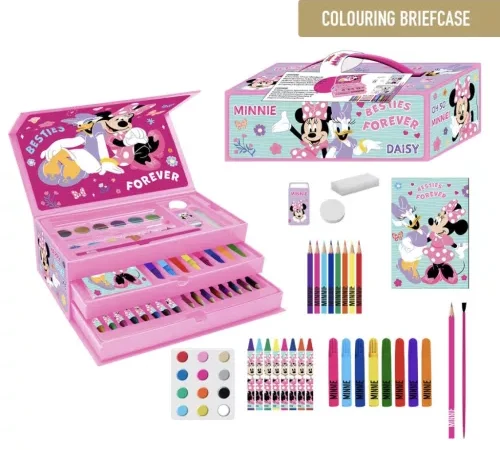 Disney Minnie Παιδικό Σετ Γραφικής Ύλης σε Βαλιτσάκι