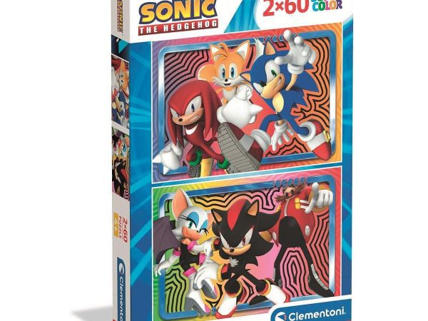 Παζλ Clementoni Sonic the Hedgehog 2x60 τεμ.