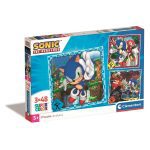 Παζλ Sonic the Hedgehog Doctor Eggman 3x48 κομμάτια Clementoni