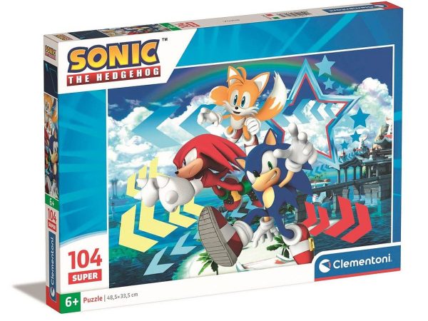 Παζλ Clementoni Sonic the Hedgehog Star 104 τεμαχίων