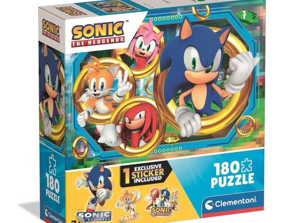 Παζλ Clementoni 180 τεμαχίων Sonic the Hedgehog