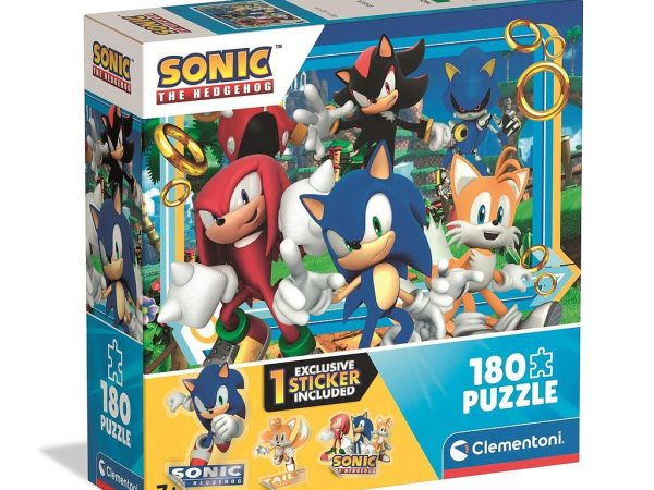 Παζλ 180 τεμαχίων Sonic the Hedgehog Clementoni