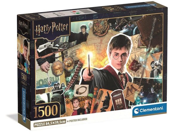 Λεύκωμα Χάρι Πότερ Συμπαγές παζλ Clementoni 1500 τεμαχίων