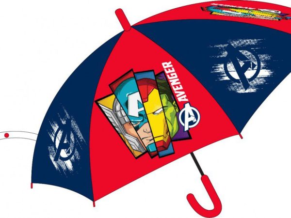 Ημιαυτόματη ομπρέλα για παιδιά Avengers 74 εκ.