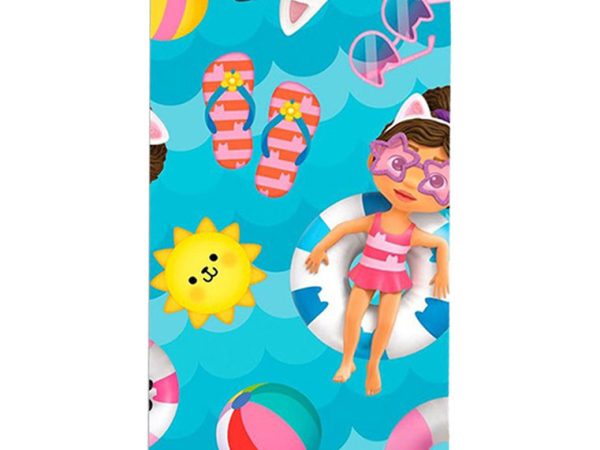 Gabby's Dollhouse Summer πετσέτα μπάνιου, πετσέτα θαλάσσης 70x140cm