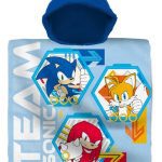 Sonic the Hedgehog Team Πόντσο πετσέτας θαλάσσης 60x120 εκ.