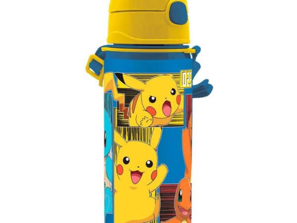 Pokemon μπουκάλι αλουμινίου με γάντζο 600 ml