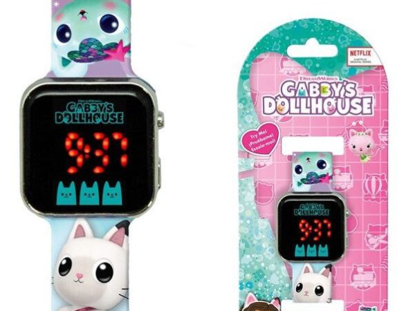 Ψηφιακό ρολόι LED Gabby's Dollhouse