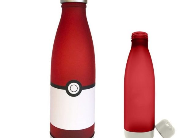 Πλαστικό μπουκάλι Pokemon Pokeball, αθλητικό μπουκάλι 650 ml