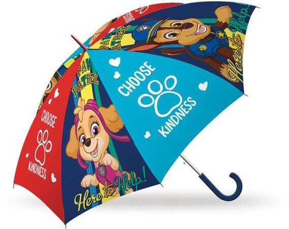 Παιδική ημιαυτόματη ομπρέλα Paw Patrol Ø84 cm