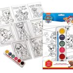 Χρώματα Paw Patrol με σετ