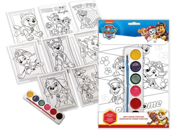 Χρώματα Paw Patrol με σετ