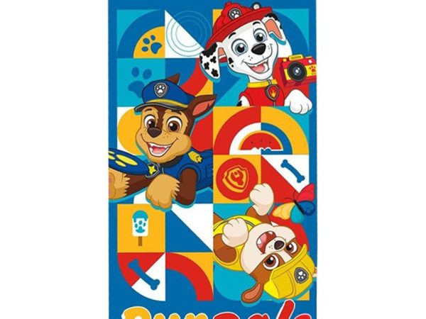 Πετσέτα μπάνιου Paw Patrol Paw-fect, πετσέτα θαλάσσης 70x140cm