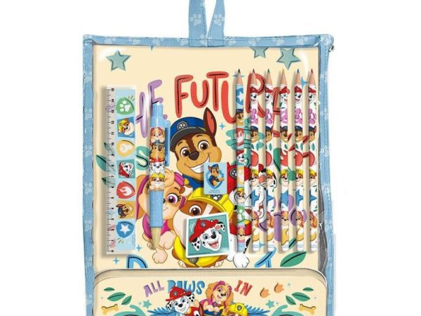 Σετ χαρτικών Paw Patrol Future Leader με θήκη