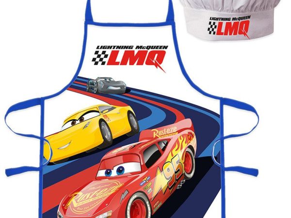 Παιδική ποδιά Disney Cars LMQ σετ 2 τεμαχίων