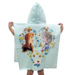 Πόντσο πετσέτας θαλάσσης Disney Frozen Flower 60x120 εκ. - Image 3