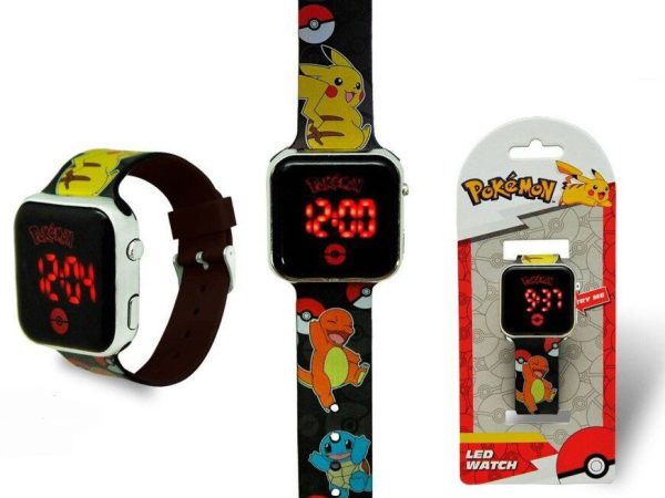 Ψηφιακό ρολόι LED Pokémon Elements