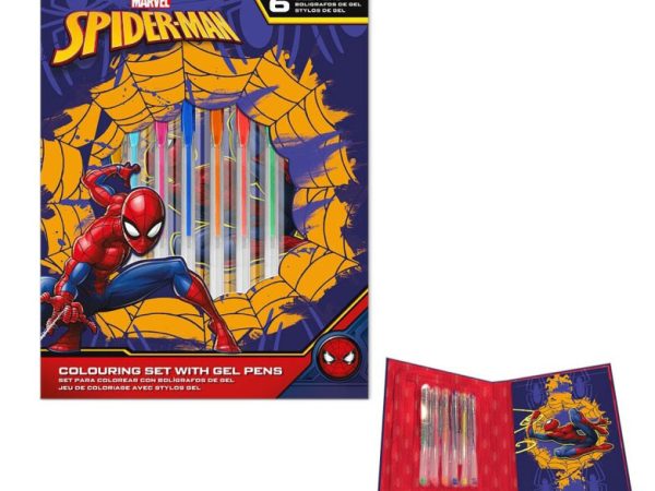 Σημειωματάριο Spiderman Web-Slinger + σετ στυλό gel