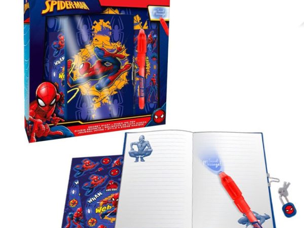 Ημερολόγιο Spiderman Web-Slinger + μαγικό σετ στυλό