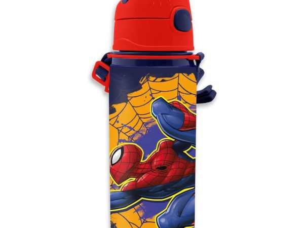 Μπουκάλι αλουμινίου Spiderman Web-Slinger με κλιπ 600 ml