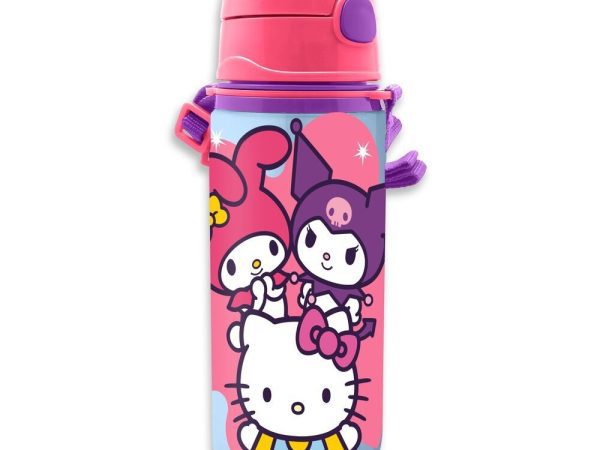 Μπουκάλι αλουμινίου Hello Kitty με γάντζο 600 ml