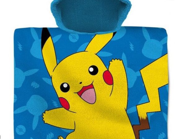 Pokemon Blue πετσέτα πόντσο θαλάσσης 60x120 cm